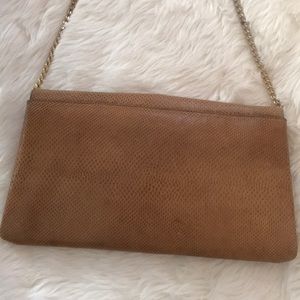 Vintage Susan Gail genuine Snake skin hand bag.